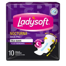16559 1c-004 LadySoft nocturna Maxi Pro 10 unidades
