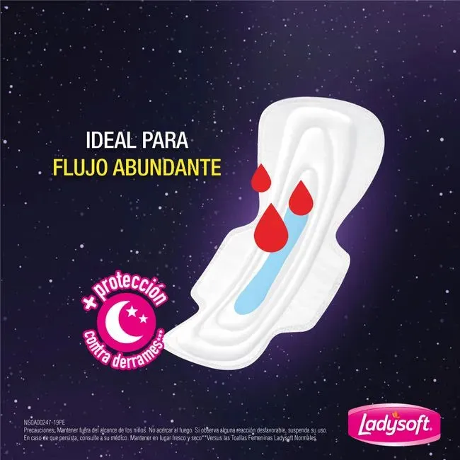 16559 1c-004 LadySoft nocturna Maxi Pro 10 unidades