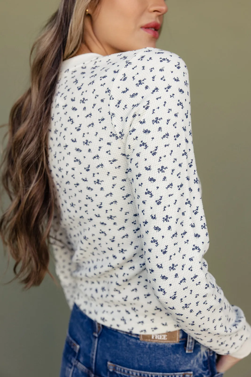 Arken Floral Henley Tee