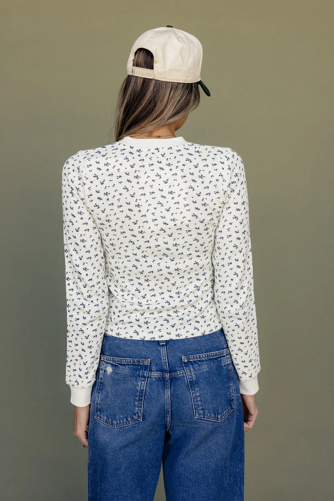 Arken Floral Henley Tee