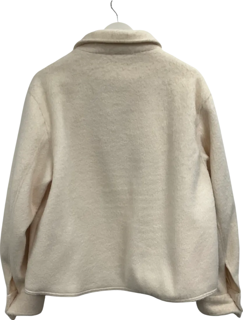 ASOS Cream Faux Wool Jacket UK M