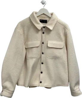 ASOS Cream Faux Wool Jacket UK M