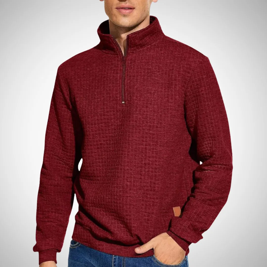Axel Quarter Zip Sweater