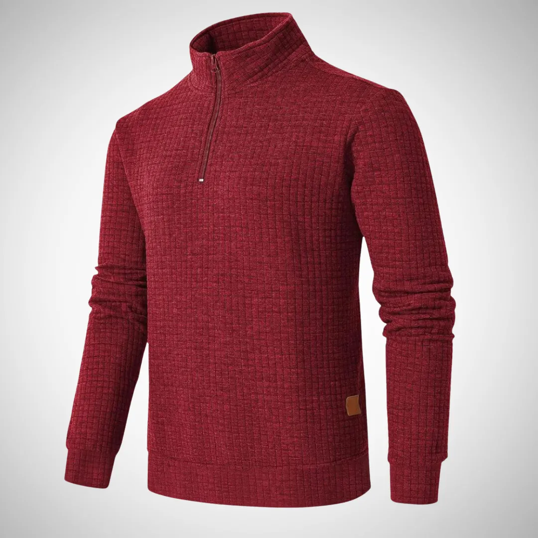 Axel Quarter Zip Sweater