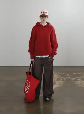 Badblood BS Heavy Wool Hood Red