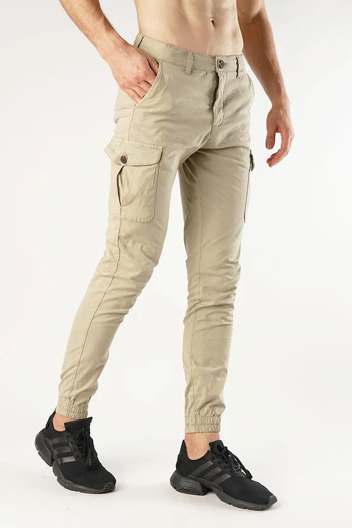 Biege Jogger Pant