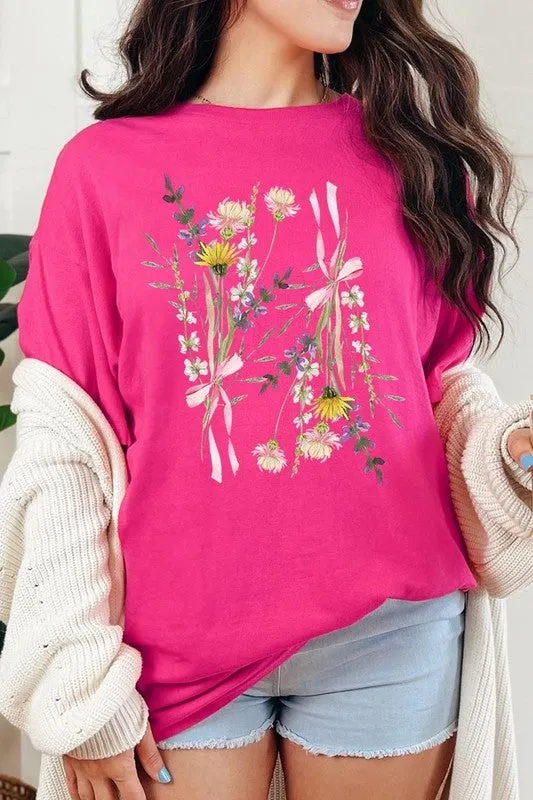 Boho Floral Graphic Heavy Cotton Tee