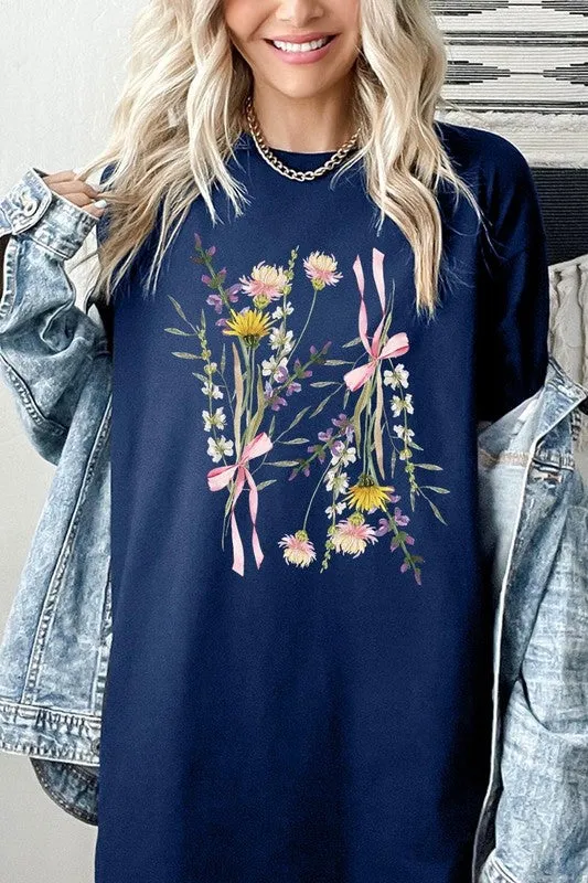 Boho Floral Graphic Heavy Cotton Tee