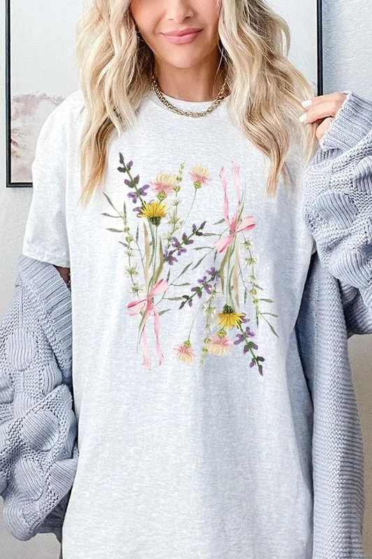 Boho Floral Graphic Heavy Cotton Tee