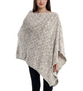 Boucle Knitted Poncho