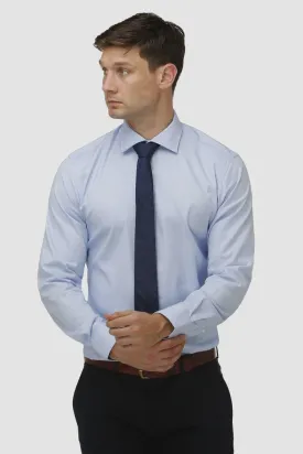 Brooksfield The Entrepreneur Slim Fit L/S Shirt - Blue