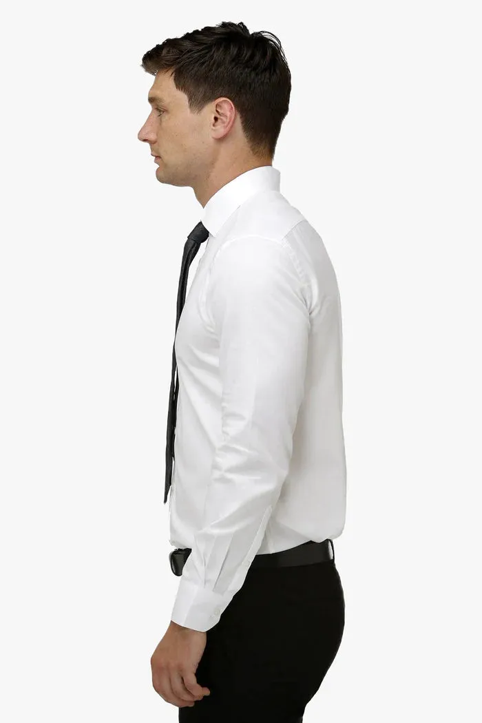 Brooksfield The Entrepreneur Slim Fit L/S Shirt - White