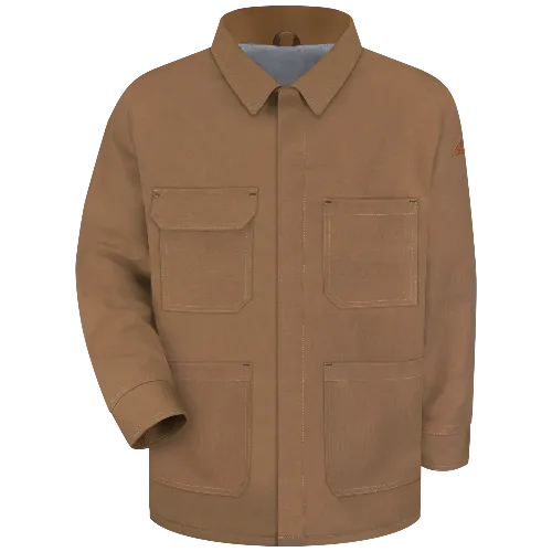 Bulwark JLC6BD Brown Duck Lineman's Coat (Cat 4 - 41 cal/cm)