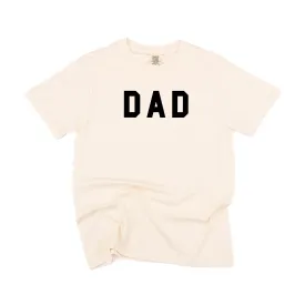 DAD - Standard Block Font - SHORT SLEEVE COMFORT COLORS TEE
