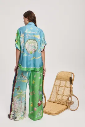 Daria Silk Pant Multi