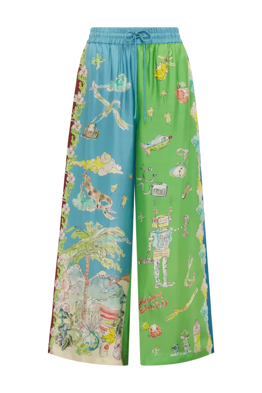 Daria Silk Pant Multi
