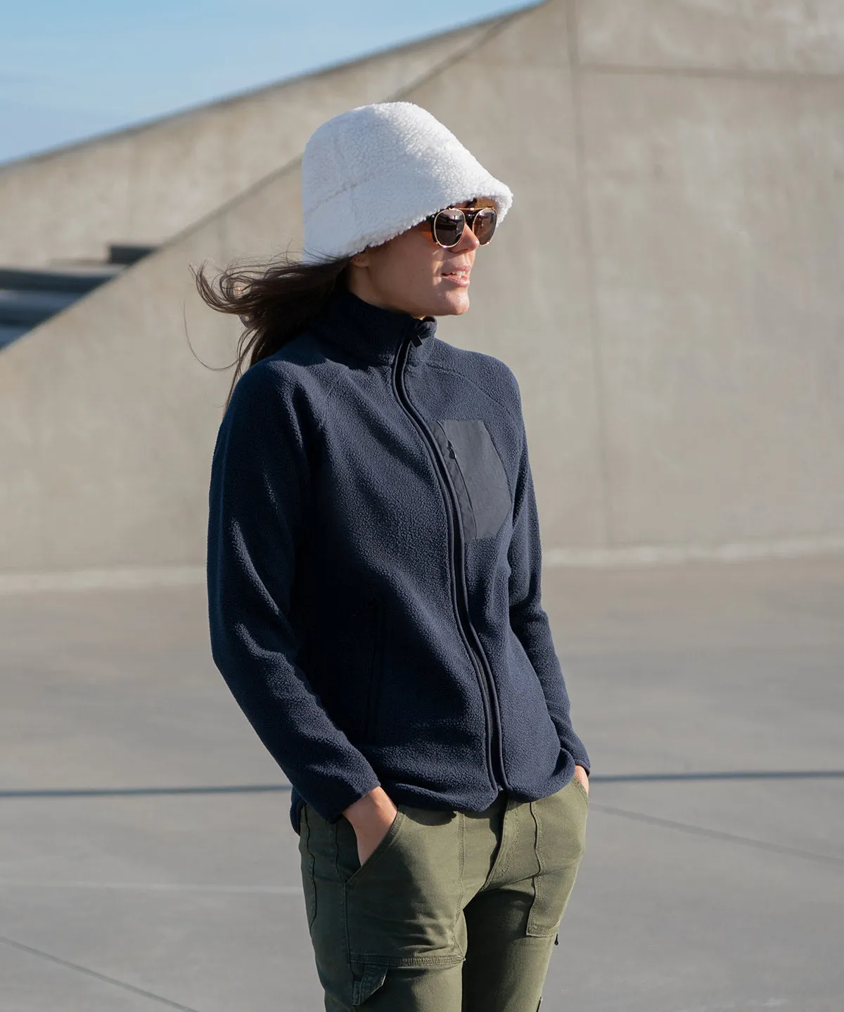 Dark Navy - Women’s Timberlake – modern sherpa fleece