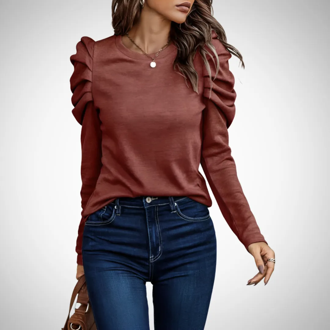 Emilia Puff Sleeve Pullover