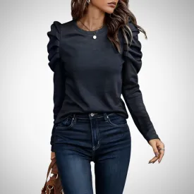 Emilia Puff Sleeve Pullover
