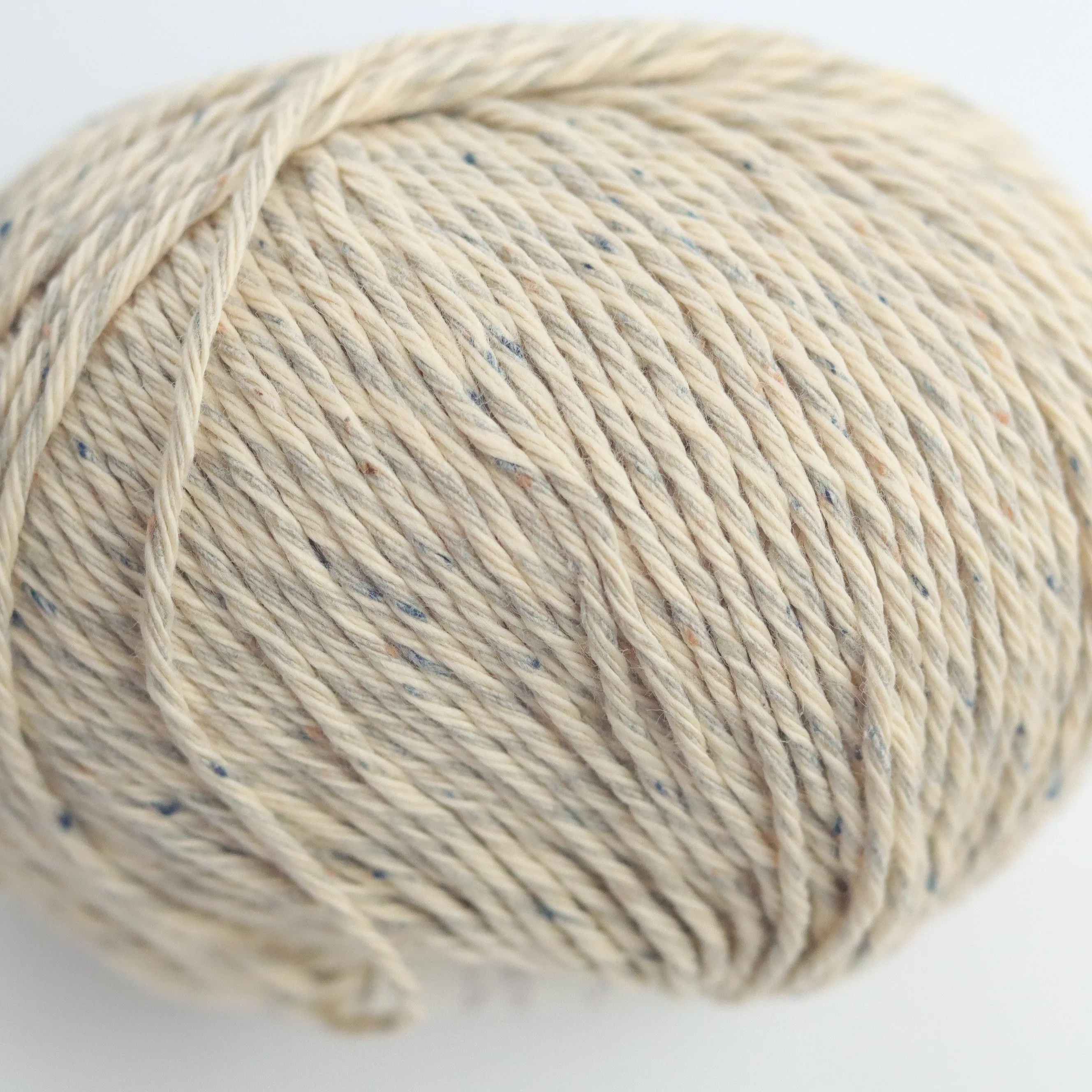 Erika Knight Yarns Gossypium Cotton Tweed | Eierschale | Cotton Blend Yarn