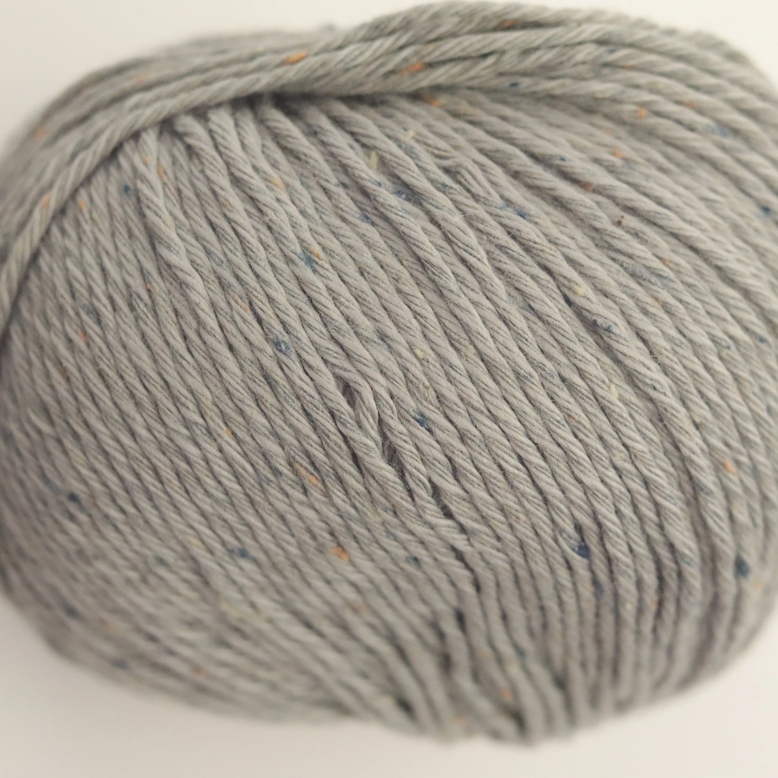 Erika Knight Yarns Gossypium Cotton Tweed | Granit | Cotton Blend Yarn