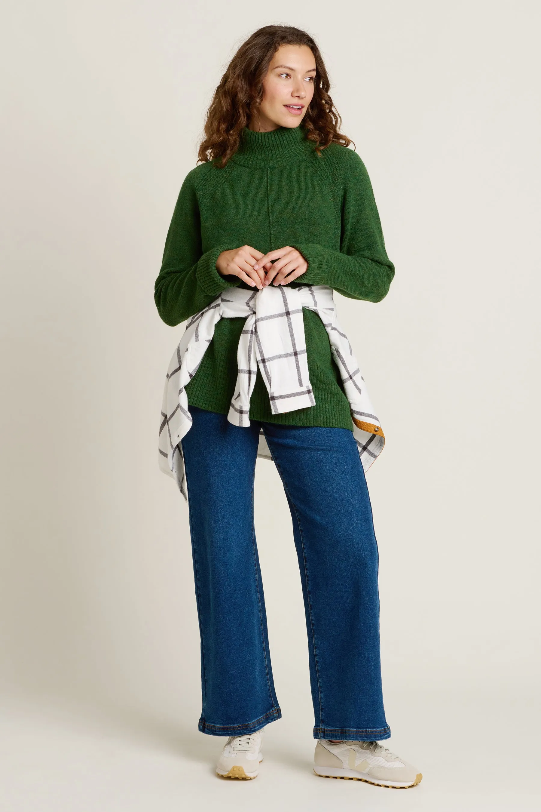 Forest Knitted Roll Neck