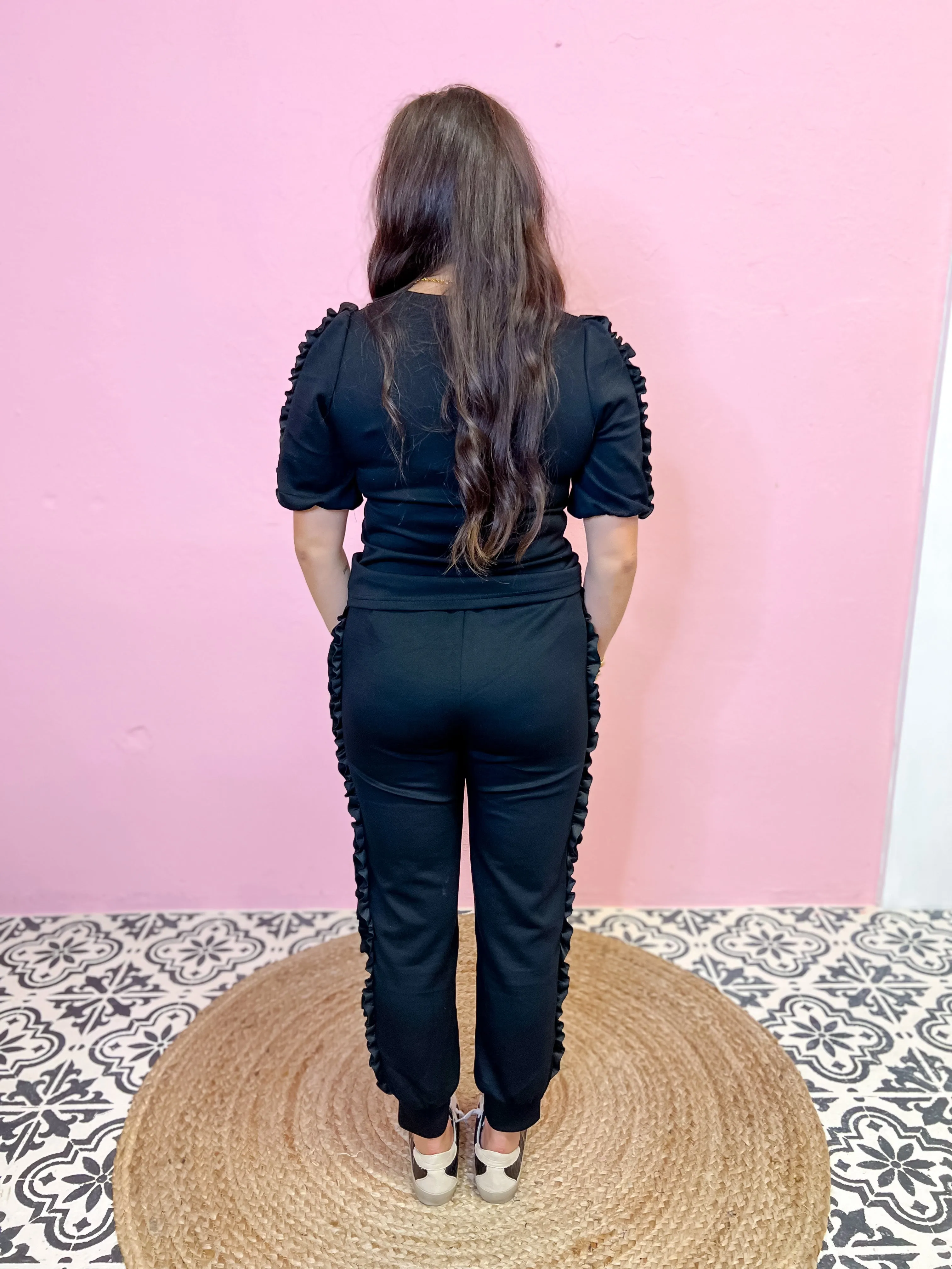 Frill Hem Pants