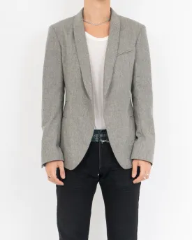 FW14 Grey Shawl Collar Blazer