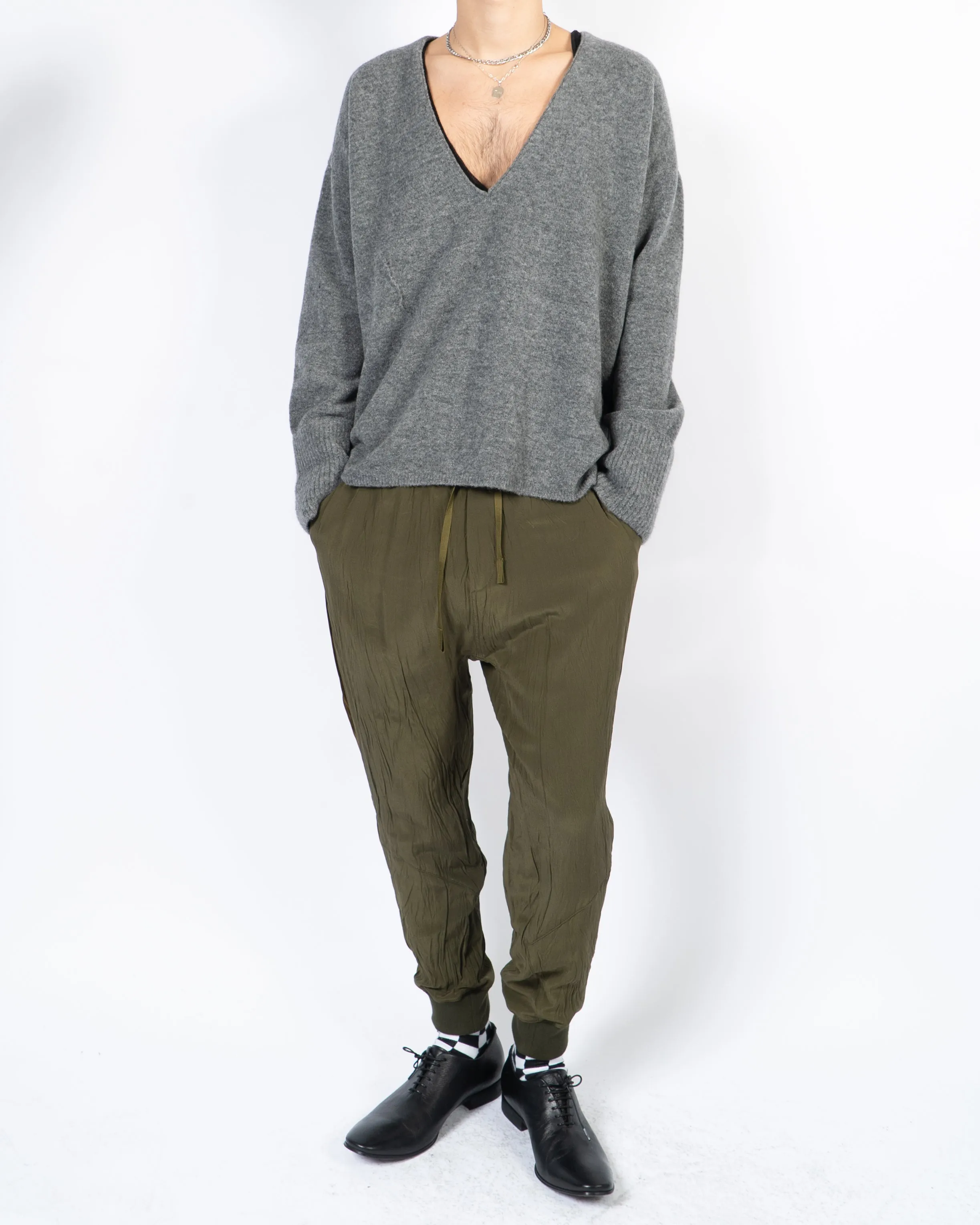 FW16 Grey V-Neck Sweater
