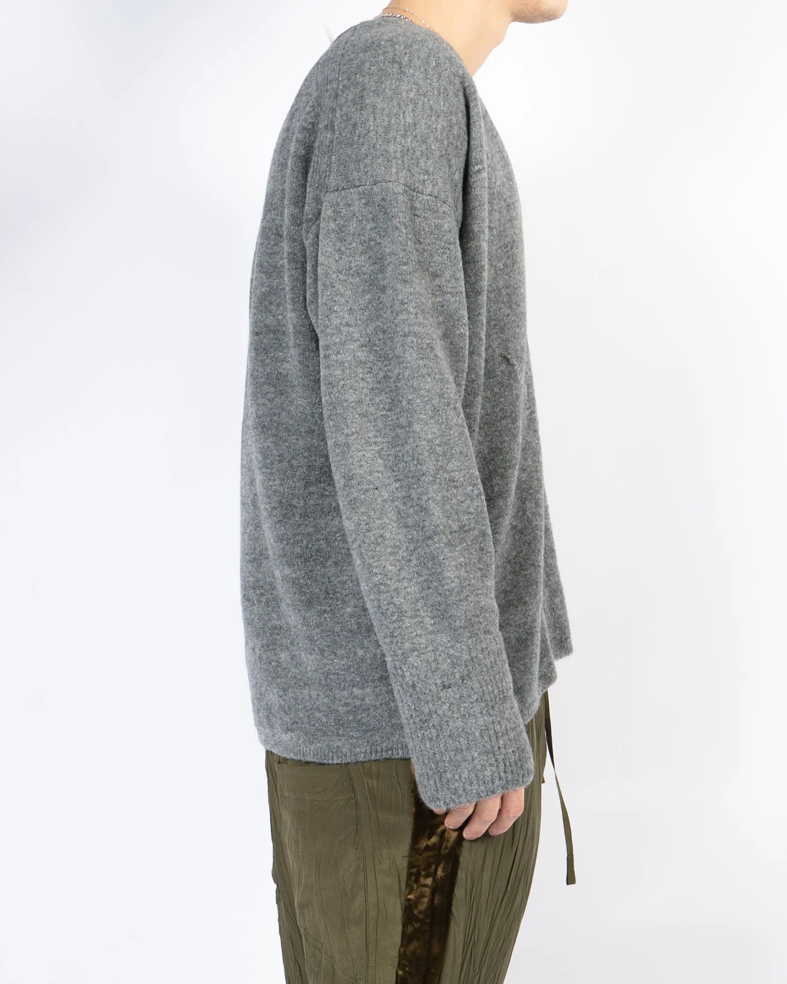 FW16 Grey V-Neck Sweater