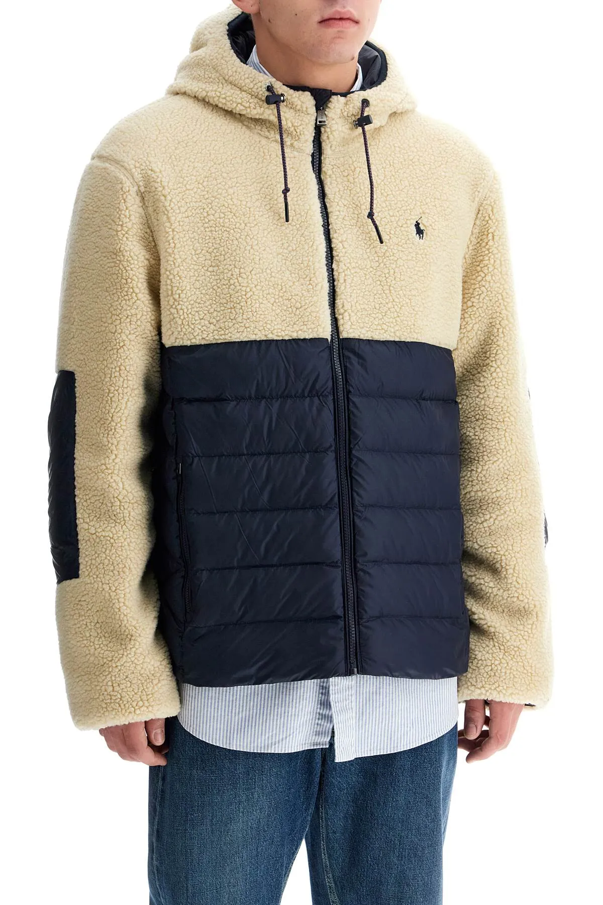 hybrid colden jacket 710938556001 COLLECTION NAVY / SPRING BEIGE