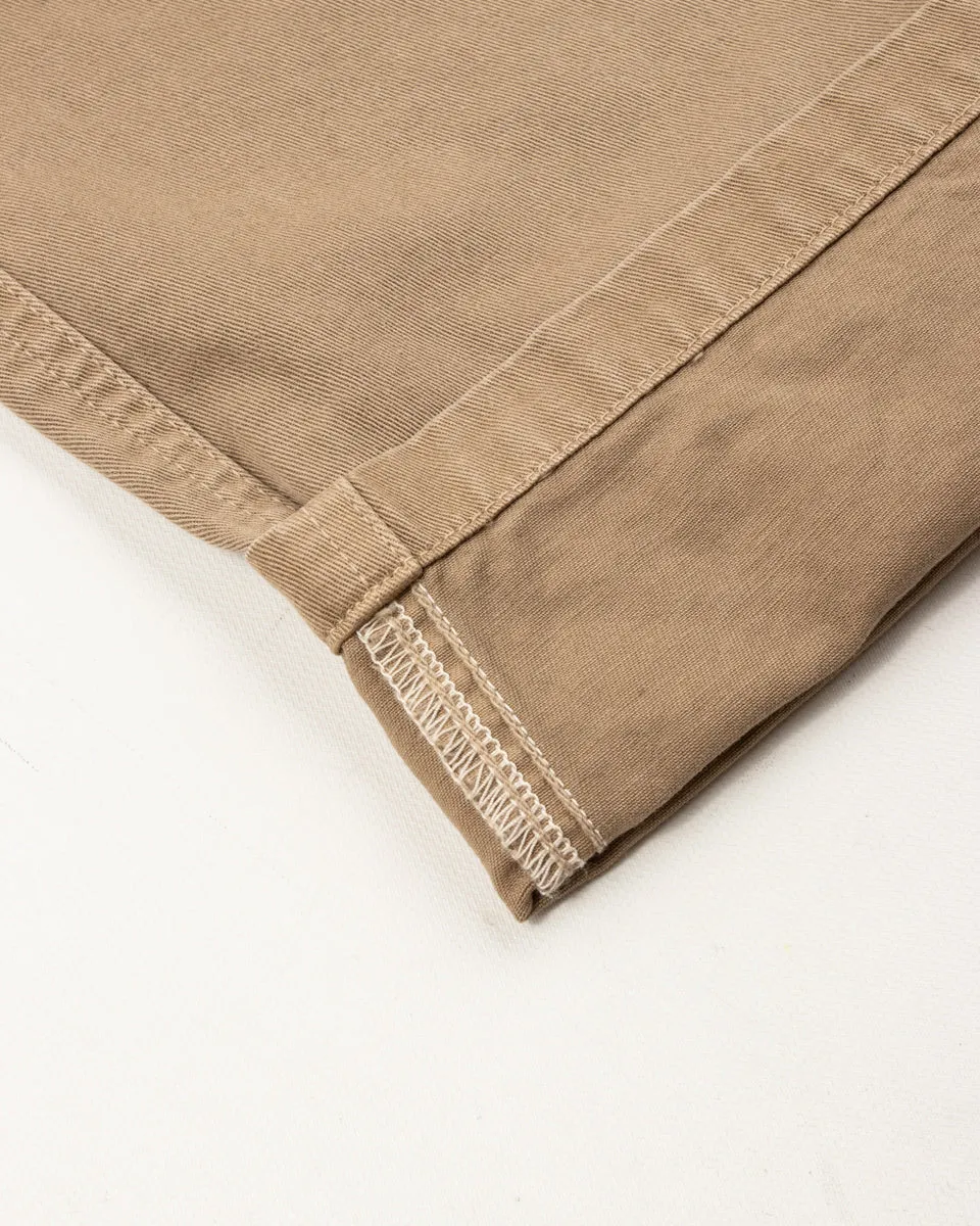 KATSURAGI Cotton W-Knee EASY Pants - Beige