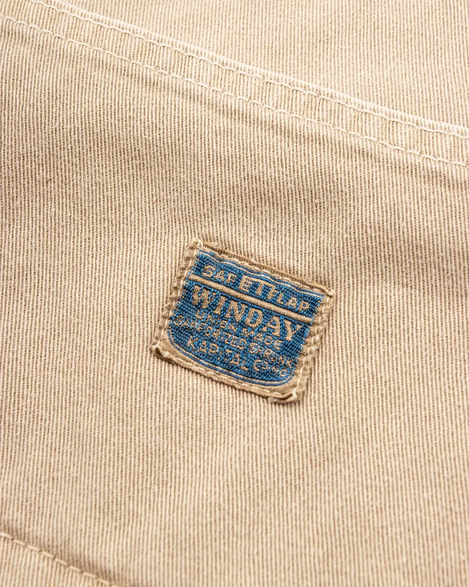 KATSURAGI Cotton W-Knee EASY Pants - Beige
