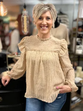 Laced Chiffon Blouse