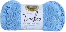 Lion Brand Truboo Yarn - Blue 3.5oz/100g