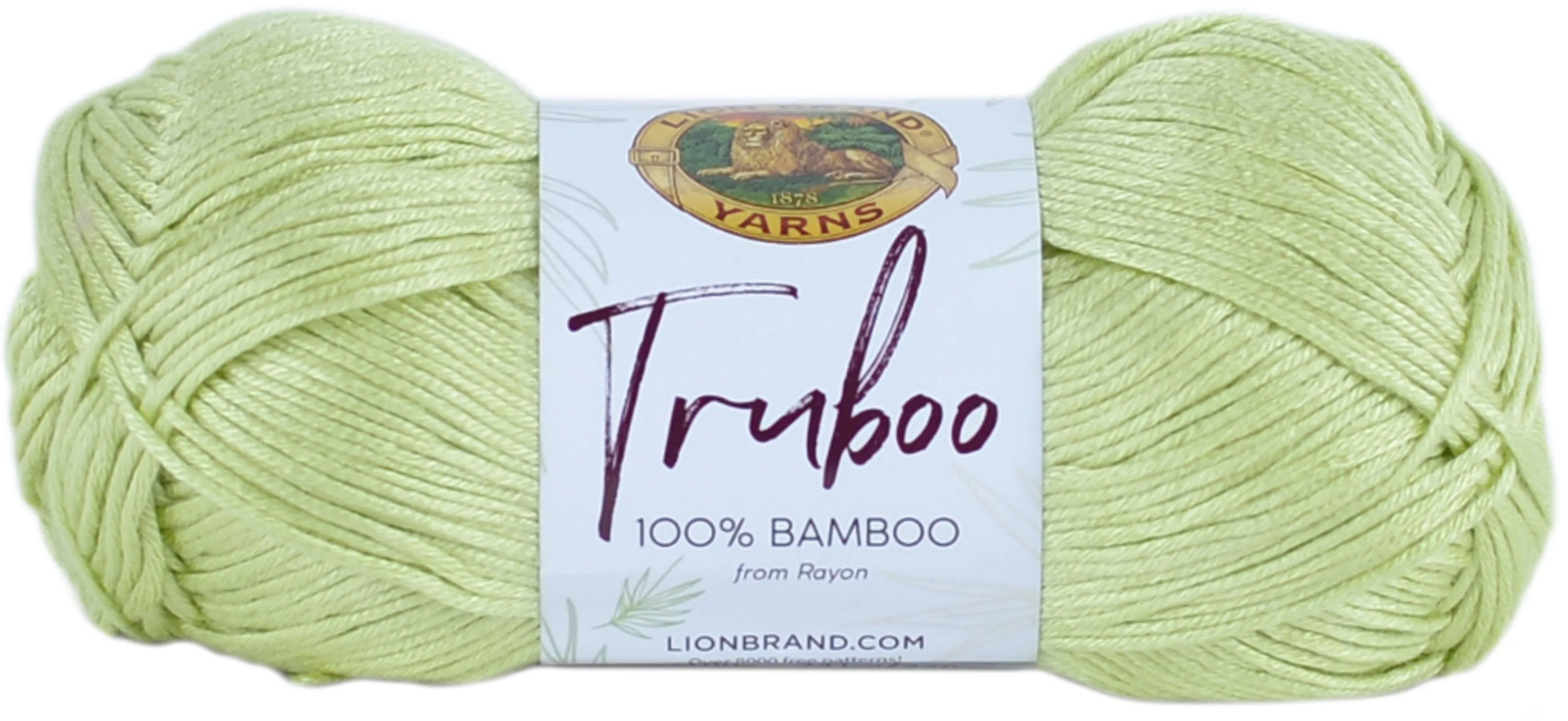 Lion Brand Truboo Yarn - Celery 3.5oz/100g