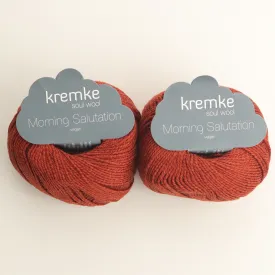 Morning Salutation Vegan Yarn | Rusty Red | Lyocell Blend Yarn