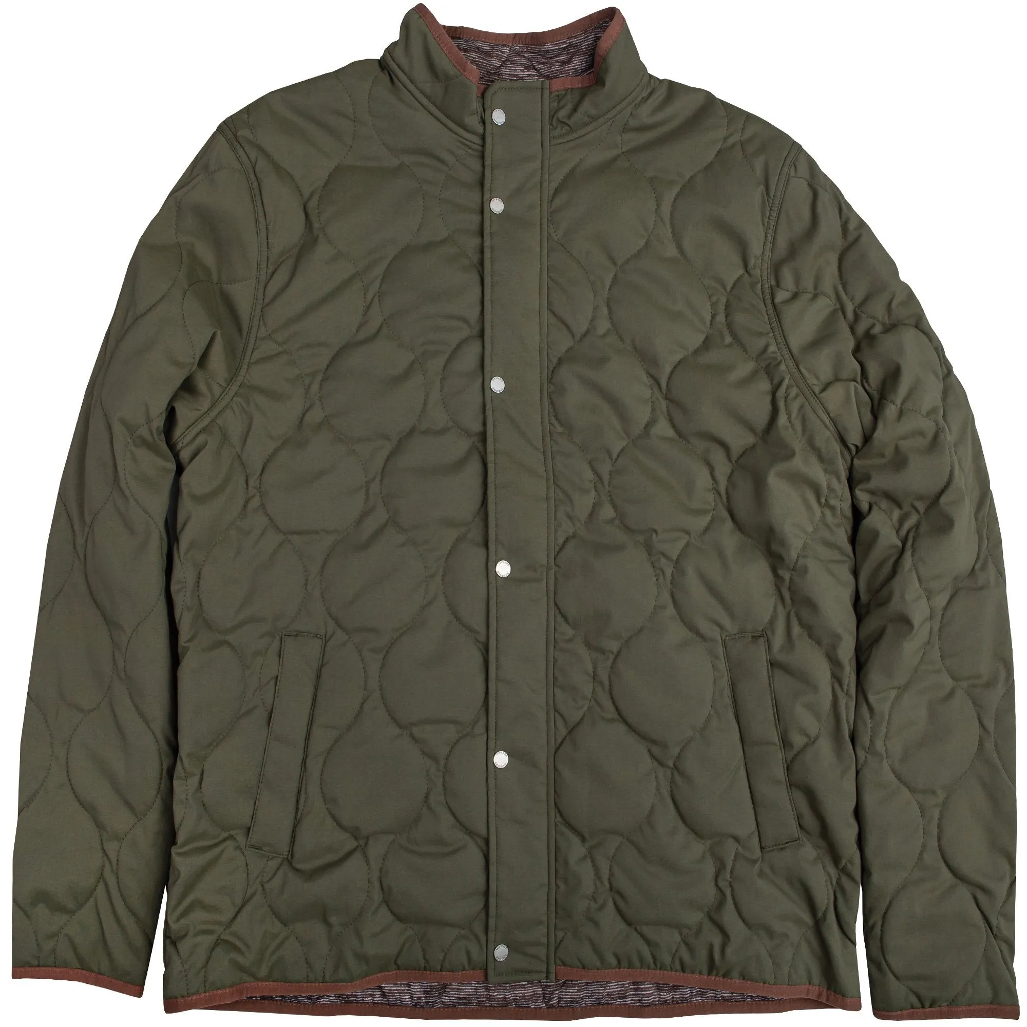 ONWARD RESERVE CANDLER QUILTED COAT WITH PRIMALOFT INSULATION - OLIVE