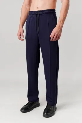 Pintex Jogger Pants - Navy Blue