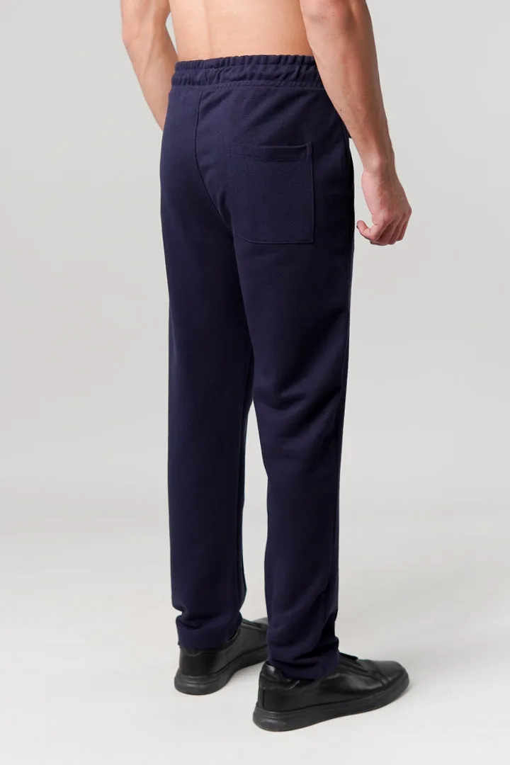 Pintex Jogger Pants - Navy Blue