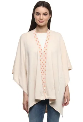Polka Dot Knitted Cape