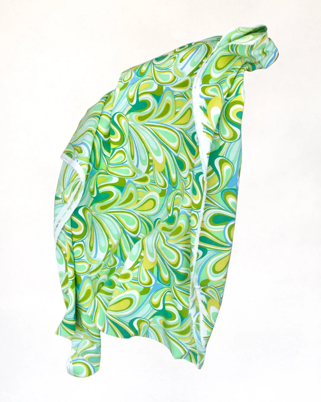 Psychedelia Viscose Poplin - Key Lime