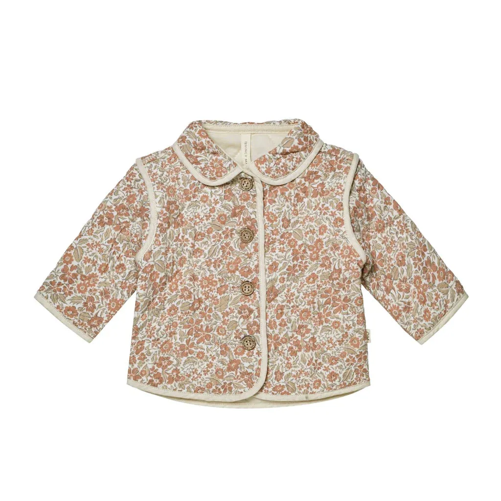 Quincy Mae Rose Garden Quilted Jacket
