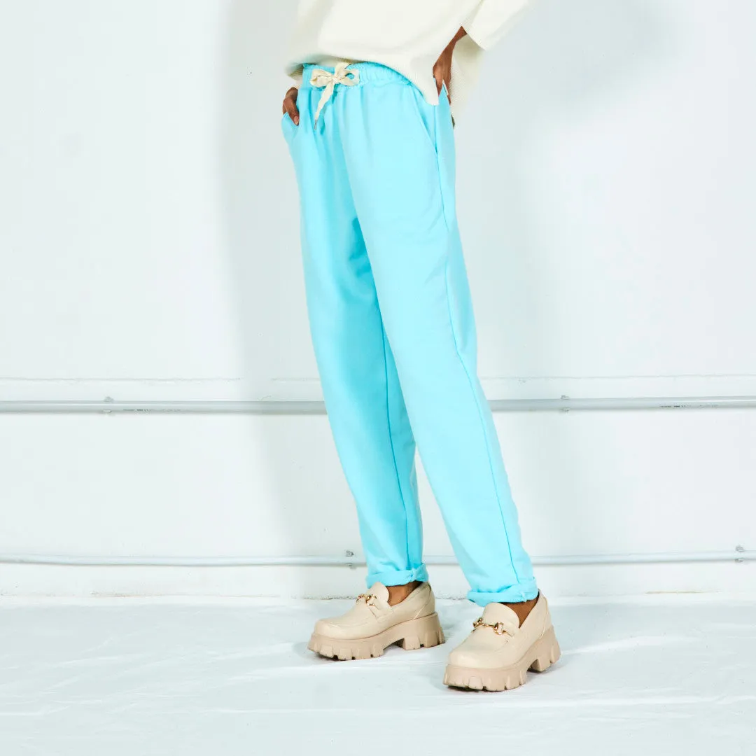 Relaxed drawstring jogger pants wholesale
