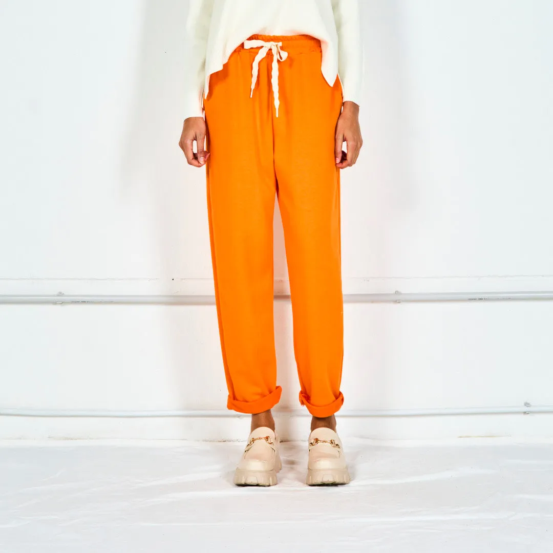 Relaxed drawstring jogger pants wholesale