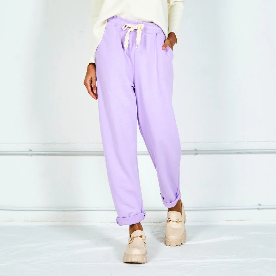 Relaxed drawstring jogger pants wholesale