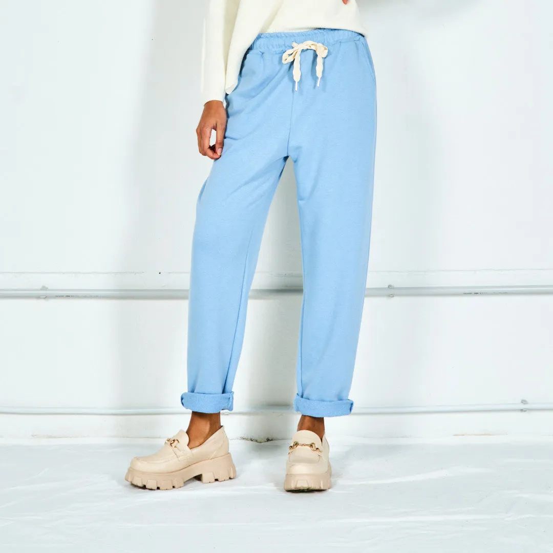 Relaxed drawstring jogger pants wholesale