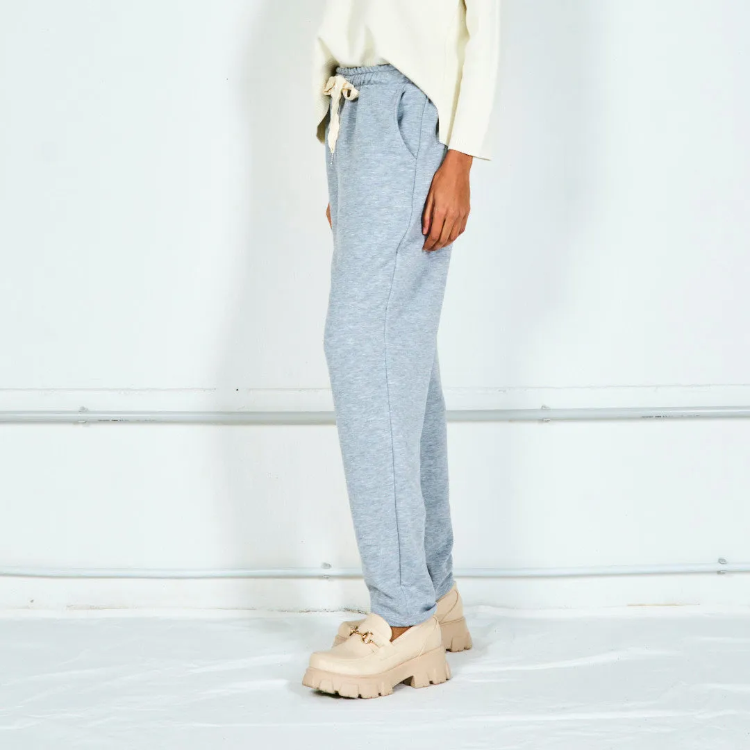 Relaxed drawstring jogger pants wholesale