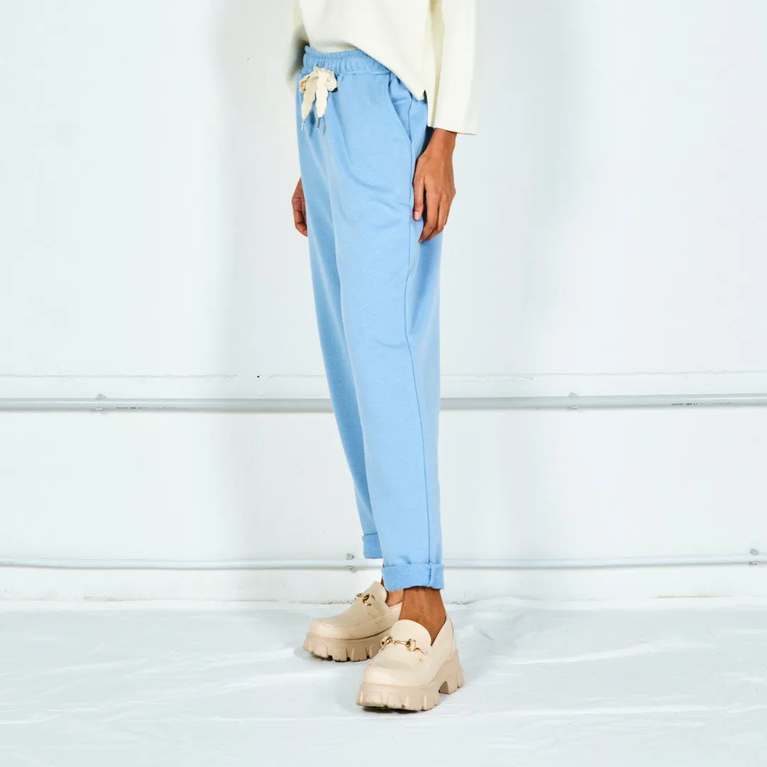 Relaxed drawstring jogger pants wholesale