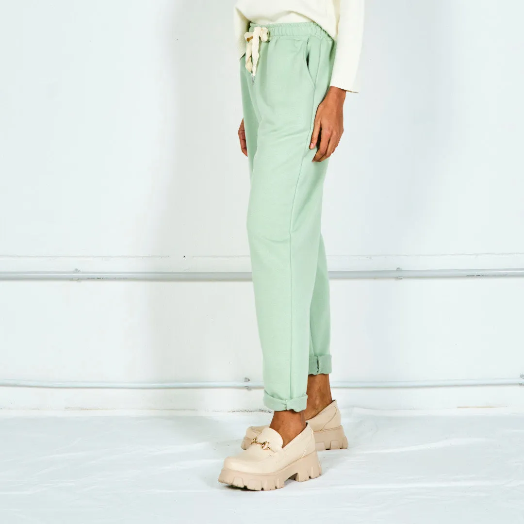 Relaxed drawstring jogger pants wholesale